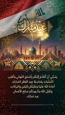 بطاقة عيد الفطر لدولة العراق