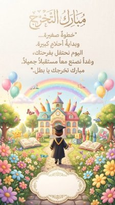 بطاقات تخرج