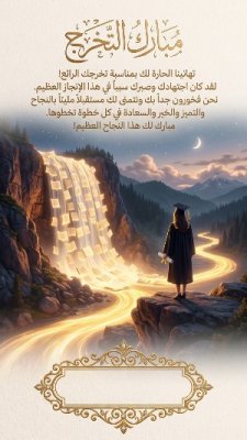 بطاقات تخرج