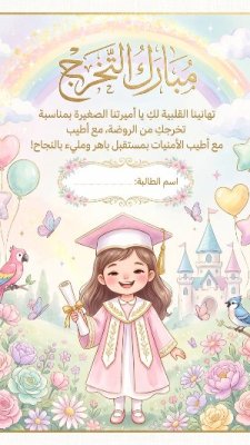 بطاقات تخرج