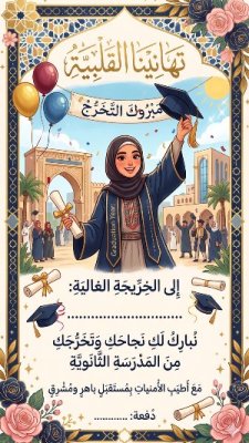 بطاقات تخرج