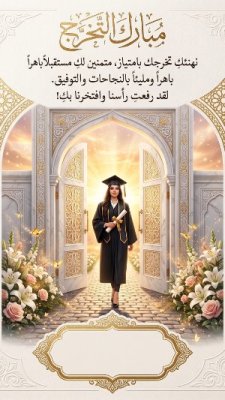بطاقات تخرج