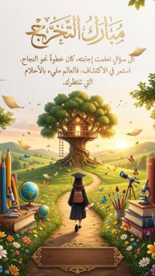 بطاقات تخرج