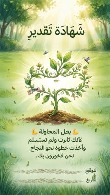 شهادة تقدير